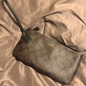 Brown Coach clutch